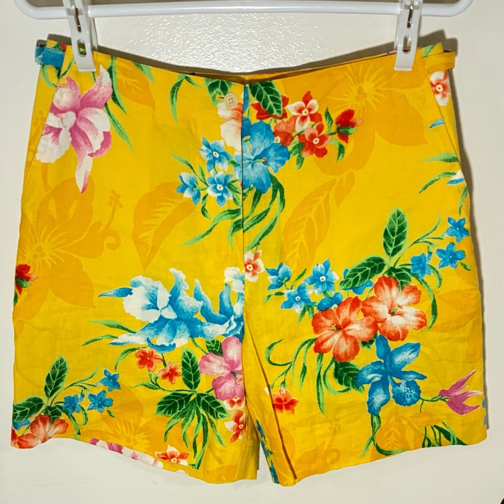 NWT Lauren Ralph Lauren Kauai Linen Shorts